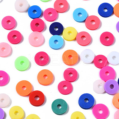 Handmade Polymer Clay Beads CLAY-R067-8.0mm-BM1-1
