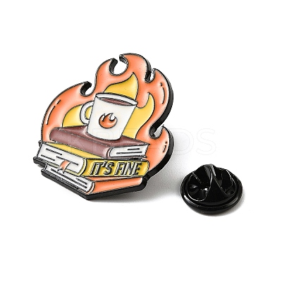 Fine Thmem Enamel Pin LS-JEWB-K018-30C-EB-1