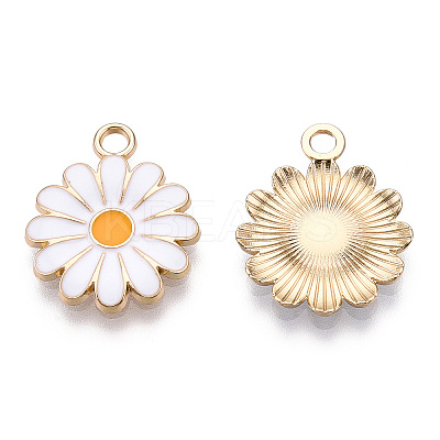 Alloy Enamel Pendants ENAM-S119-090C-RS-1