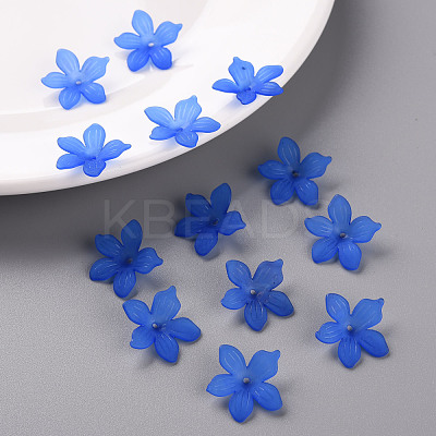 Frosted Acrylic Bead Caps X-MACR-S371-05A-751-1