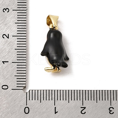 Brass Enamel Pendants KK-H267-107G-1
