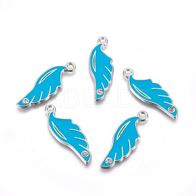 Alloy Enamel Pendants EAP065Y-3-1