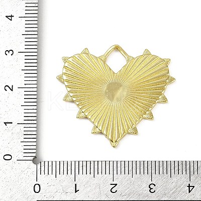 Textured Brass Pendants X-KK-M322-19G-1
