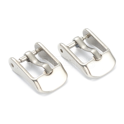 Non-Tarnish 304 Stainless Steel Watch Straps Buckle Replacement STAS-J035-B-1