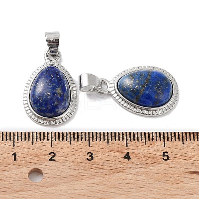 Natural Lapis Lazuli Pendants G-M405-05P-03-1