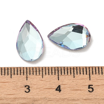 Glass Rhinestone Cabochons RGLA-P037-15A-D202-1