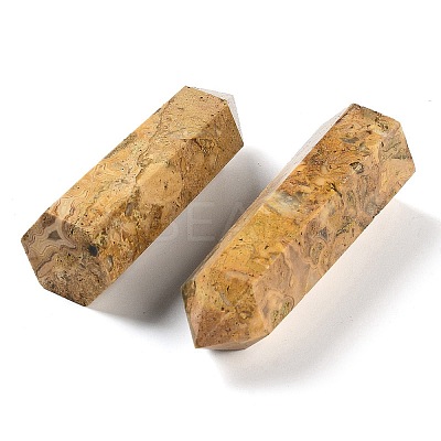 Tower Natural Crazy Agate Healing Stone Wands G-A096-02F-1
