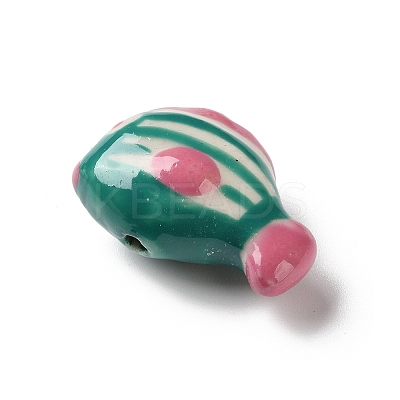 Handmade Porcelain Beads PORC-Z006-02B-1