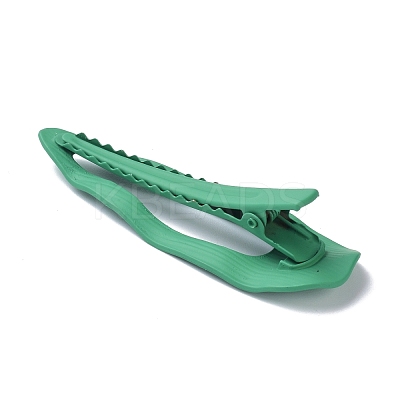 Hair Accessories Spray Painted Iron Alligator Hair Clips PHAR-C003-02A-1