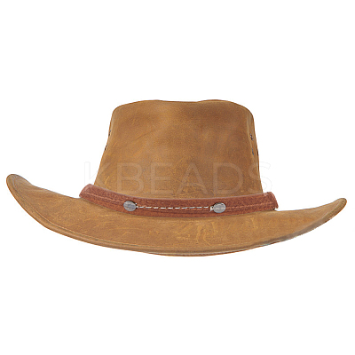 4Pcs 4 Style Imitation Leather Southwestern Cowboy Hat Band FIND-FH0006-53-1