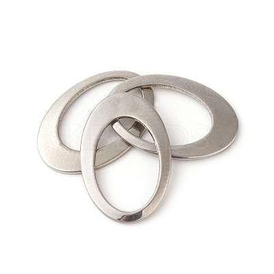 Tarnish Resistant 201 Stainless Steel Linking Rings STAS-F192-003P-1
