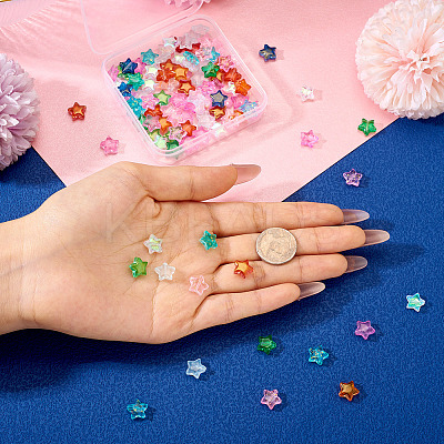 100Pcs Transparent Glass Beads GLAA-TA0003-23-1