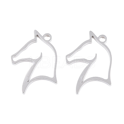 Non-Tarnish 201 Stainless Steel Pendants X-STAS-T063-167P-1