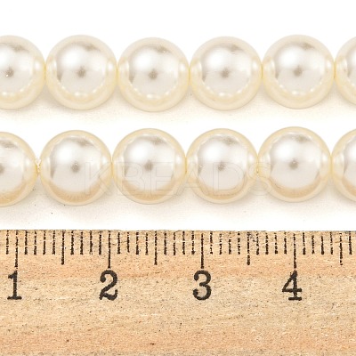 Glass Pearl Beads Strands X-HY-G002-01D-02-1