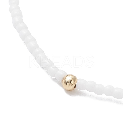 Chakra Glass Seed & Natural Mixed Gemstone Bead Bracelets for Women BJEW-JB12632-1