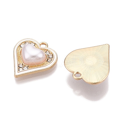 Rack Plating Alloy Rhinestone Pendants FIND-N005-19E-1
