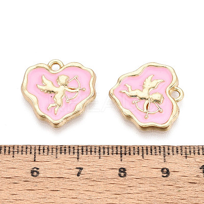 Alloy Enamel Pendants ENAM-T024-23B-G-1