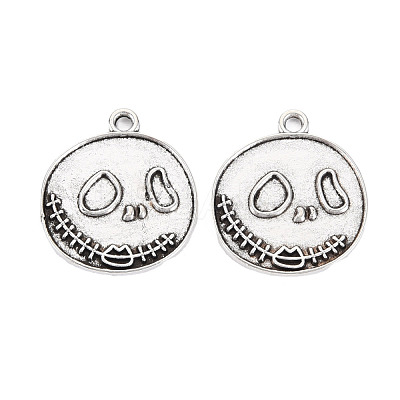 Tibetan Style Alloy Pendant Enamel Settings PALLOY-N160-55AB-1