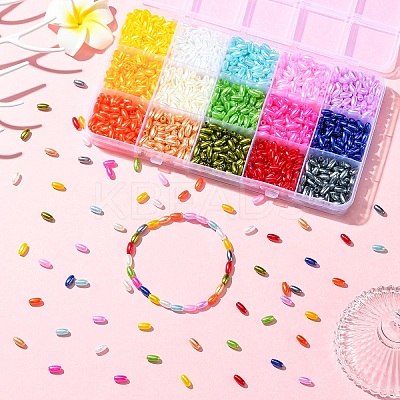 90G 15 Colors ABS Imitation Pearl Beads KY-YW0002-18-1