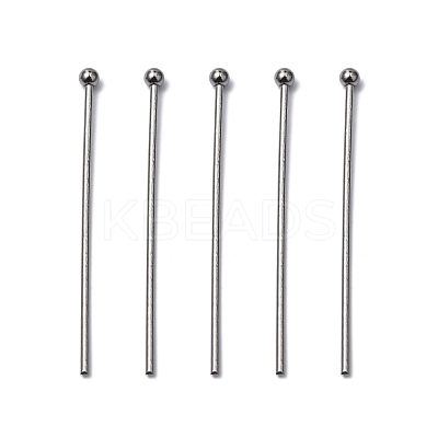 Tarnish Resistant 304 Stainless Steel Ball Head pins STAS-R051-30mm-1