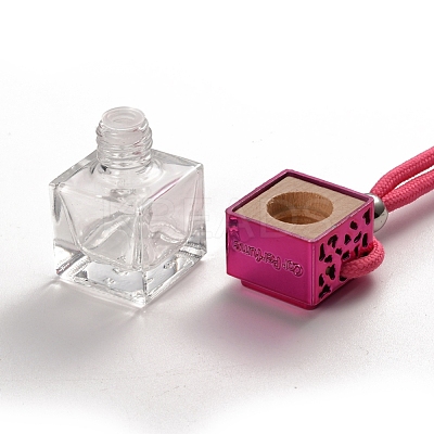 Car Air Freshener Perfume Bottle HJEW-WH0006-20B-1