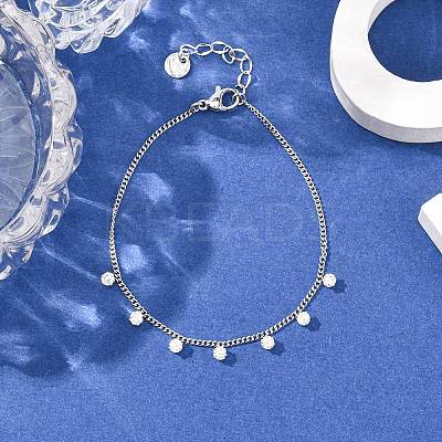 304 Stainless Steel Charm Bracelets LS-BJEW-A047-02P-1