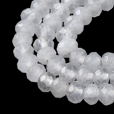 Natural Malaysia Jade Rondelle Beads Strands G-E316-2x4mm-63-1