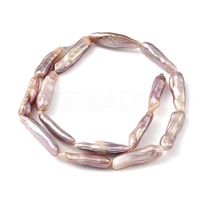 Natural Baroque Keshi Pearl Beads Strands PEAR-B004-04B-02A-1