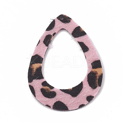 Imitation Leather Big Pendants FIND-N001-09B-1