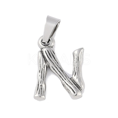 Non-Tarnish 304 Stainless Steel Pendants STAS-F235-01P-N-1