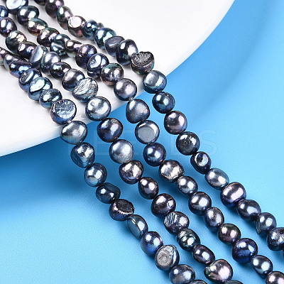 Natural Cultured Freshwater Pearl Beads Strands PEAR-N014-06G-06-1