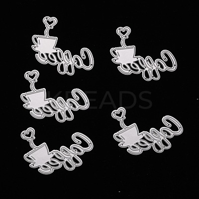 Caffe Carbon Steel Cutting Dies Stencils DIY-A008-17-1