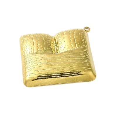 Ion Plating(IP) 304 Stainless Steel Pendants STAS-C104-46G-1