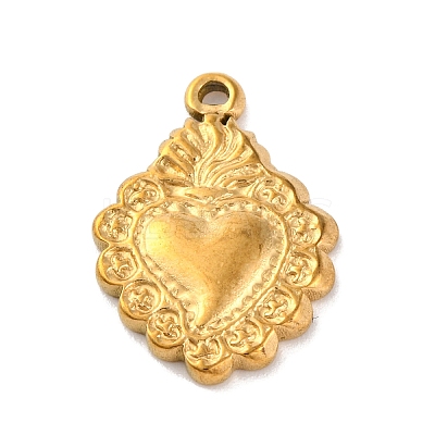 304 Stainless Steel Pendants STAS-M072-03A-G-1