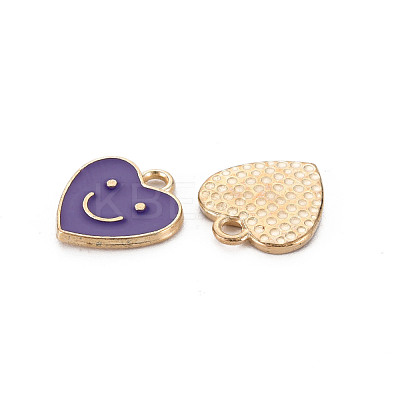 Alloy Enamel Charms ENAM-T016-12H-RS-1