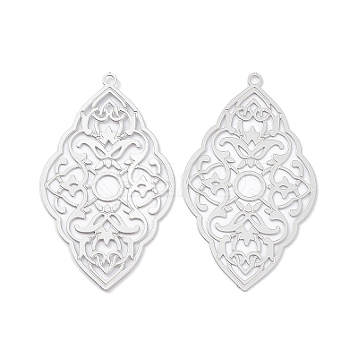Non-Tarnish 304 Stainless Steel Pendants STAS-B038-02P-1