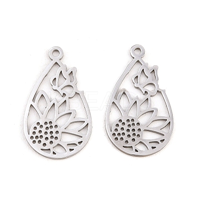 Buddhist 304 Stainless Steel Pendants STAS-E521-06A-P-1