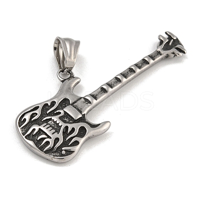 304 Stainless Steel Big Pendants STAS-D110-12AS-1