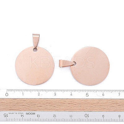 Ion Plating(IP) 304 Stainless Steel Pendants STAS-I311-05A-RG-1