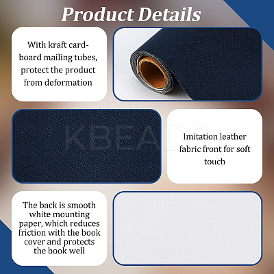 DIY Imitation Leather Fabric DIY-OC0012-30F-1