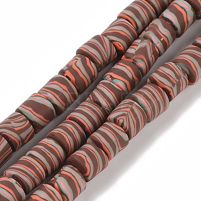 Handmade Polymer Clay Beads Strand CLAY-Z002-01S-1