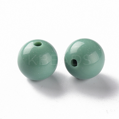 Opaque Acrylic Beads MACR-S370-C16mm-26-1