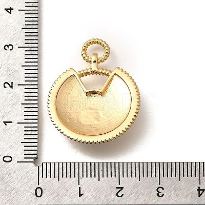 Brass Enamel Pendants KK-U055-12G-01-1