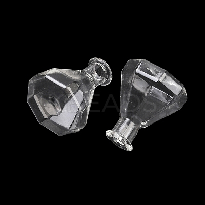 Transparent Glass Beads Containers GLAA-G123-03-1