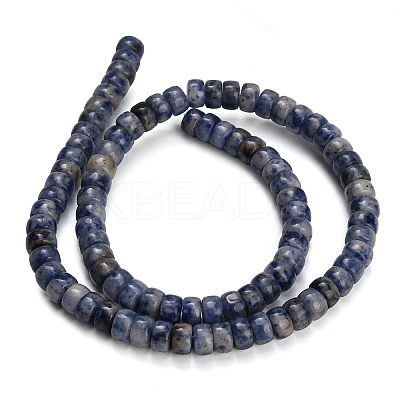 Natural Blue Spot Jasper Beads Strands GG-CBA792A-G02-4x7mm-1
