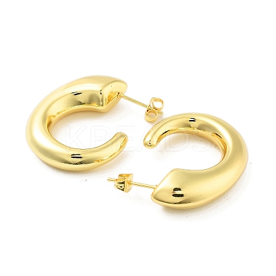 Brass Stud Earrings KK-R150-02B-1