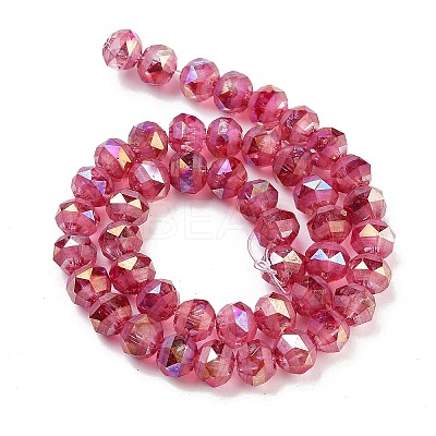 Baking Paint Glass Beads Strands GLAA-H032-05-1