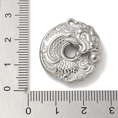 Anti-Tarnish 304 Stainless Steel Pendants STAS-Q334-20P-1