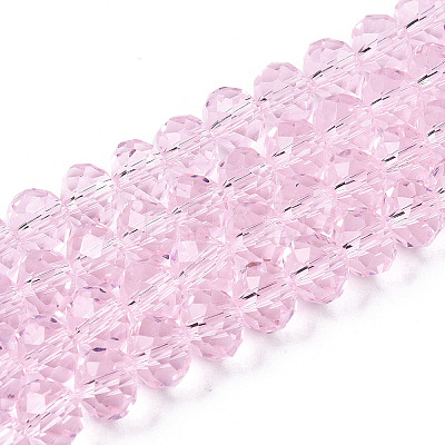 Glass Beads Strands EGLA-A034-T10mm-D10-1