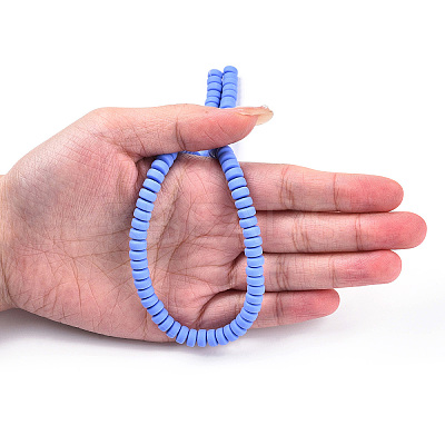 Handmade Polymer Clay Beads Strands CLAY-N008-93-1